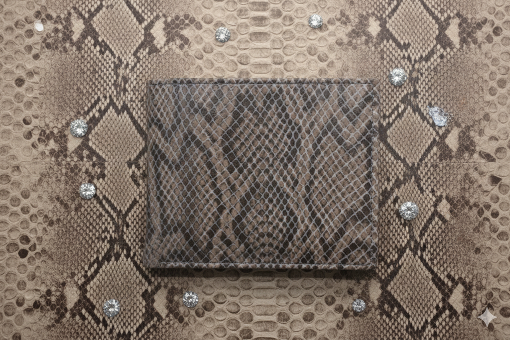 Snake Silver™ Pro Wallet - 100% Pure Cow Leather Wallet - Showsha Pro Wallet Edition - Brand Box Included