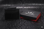 100% Pure Original Black Snake (Black Cobra Snake) Skin Leather Wallet - BlackCobra™ - Showsha Premium Wallet Edition - Brand Box Included