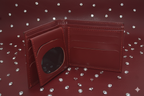 Imported Cow™ (Rich Maroon Color) Leather Pro Wallet - 100% Pure Cow Leather Wallet - Showsha Pro Wallet Edition - Brand Box Included
