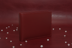 Imported Cow™ (Rich Maroon Color) Leather Pro Wallet - 100% Pure Cow Leather Wallet - Showsha Pro Wallet Edition - Brand Box Included