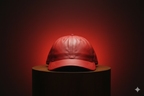 The Royal Red Full Leather Cap™ - 100% Pure Genuine Leather - Sharp Red - Unisex - Showsha King Collection