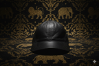 The Legend Black Full Leather Cap™ - 100% Pure Genuine Leather - Pure Black - Unisex - Showsha King Collection