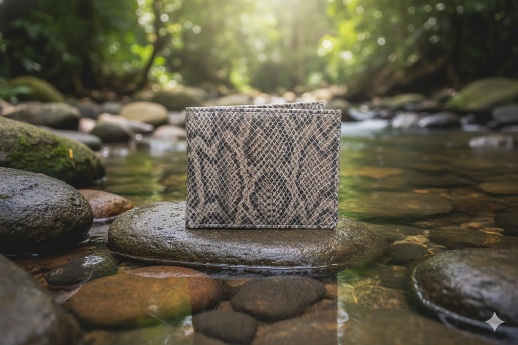 Snake Silver™ Pro Wallet - 100% Pure Cow Leather Wallet - Showsha Pro Wallet Edition - Brand Box Included