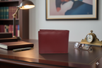 Imported Cow™ (Rich Maroon Color) Leather Pro Wallet - 100% Pure Cow Leather Wallet - Showsha Pro Wallet Edition - Brand Box Included