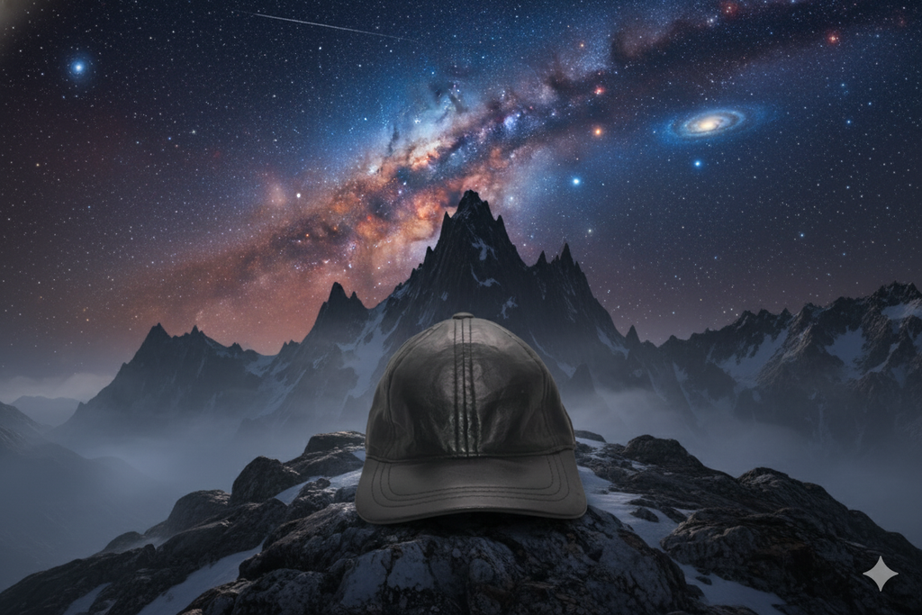 The Legend Black Full Leather Cap™ - 100% Pure Genuine Leather - Pure Black - Unisex - Showsha King Collection
