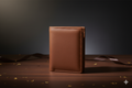 Elegant Brown Three Fold™ Pro Wallet - 100% Pure Cow Leather Wallet - Tri Fold - Showsha Pro Wallet Edition - Brand Box Included
