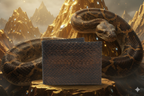 100% Pure Original Brown Snake (King DK Brown Snake) Skin Leather Wallet - KingBrown™ - Showsha Premium Wallet Edition - Brand Box Included (Copy)