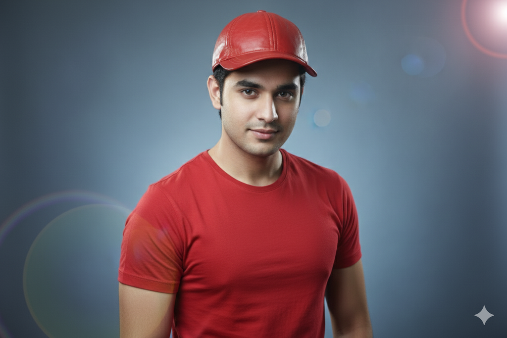 The Royal Red Full Leather Cap™ - 100% Pure Genuine Leather - Sharp Red - Unisex - Showsha King Collection