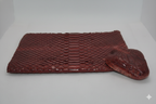 100% Pure Original Red Snake (Red Spitting Cobra) Skin Leather Wallet - RedSpit Snake™ - Showsha Premium Wallet Edition - Brand Box Included